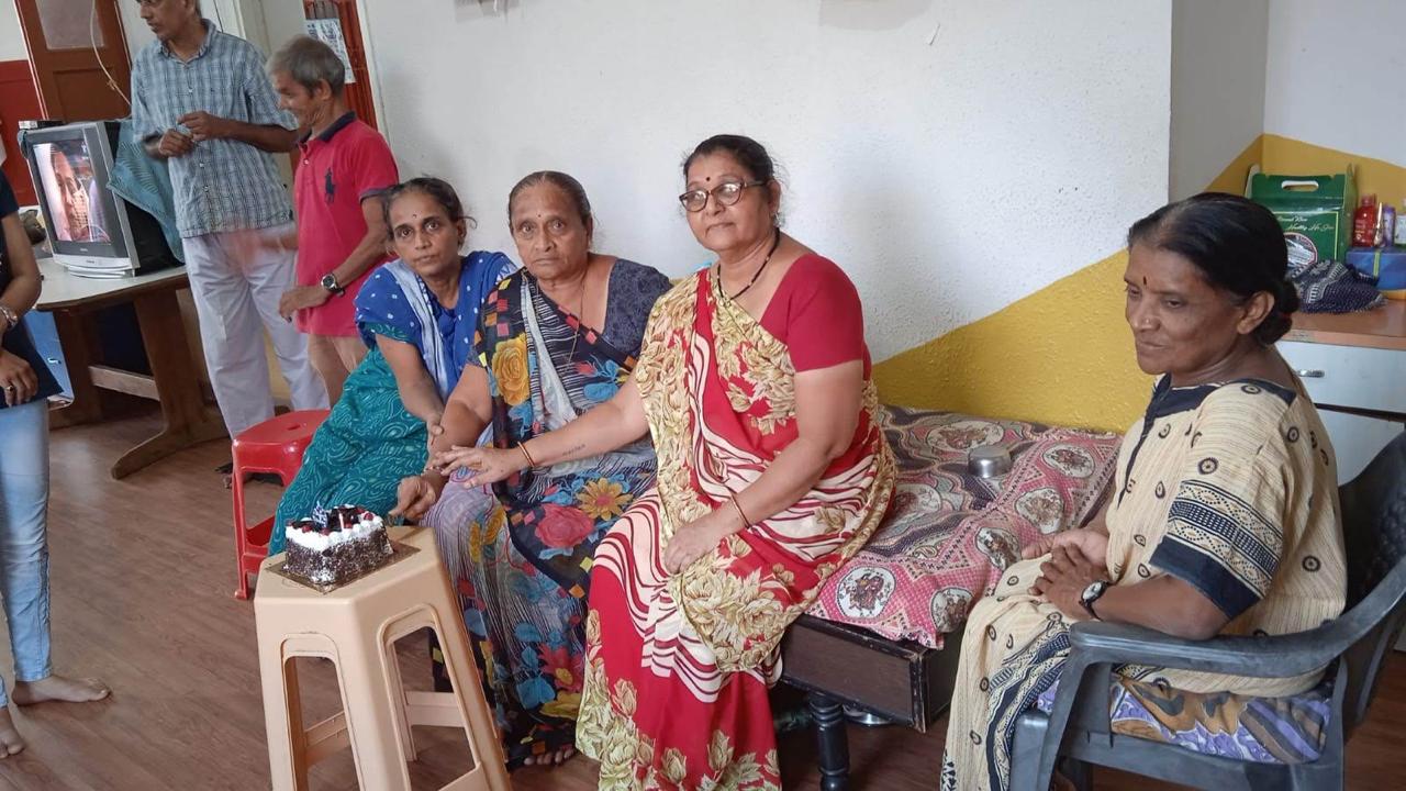 Birthday celebration with elders