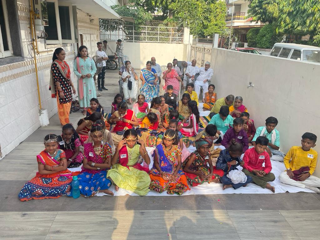 Children at a community education celebration